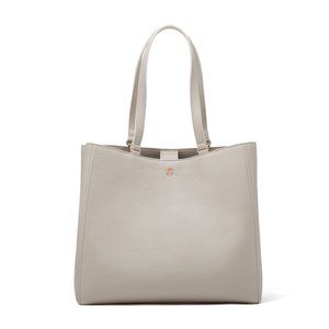 Dagne Dover Allyn Tote, Bone (Large)